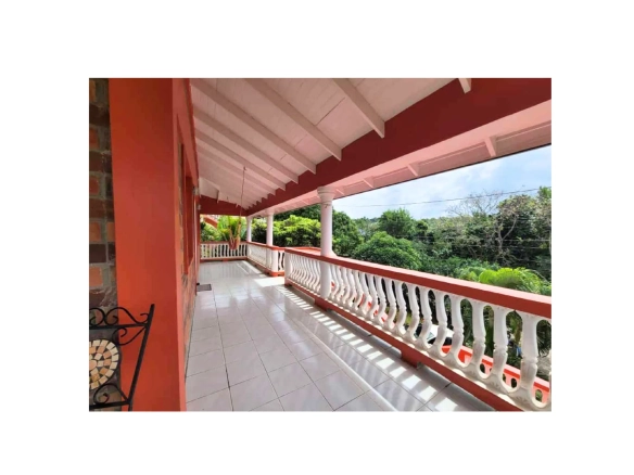 Anse La Raye Seaview Villa with Guest Apartment