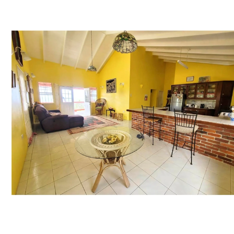 Anse La Raye Seaview Villa with Guest Apartment
