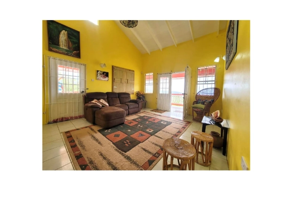 Anse La Raye Seaview Villa with Guest Apartment