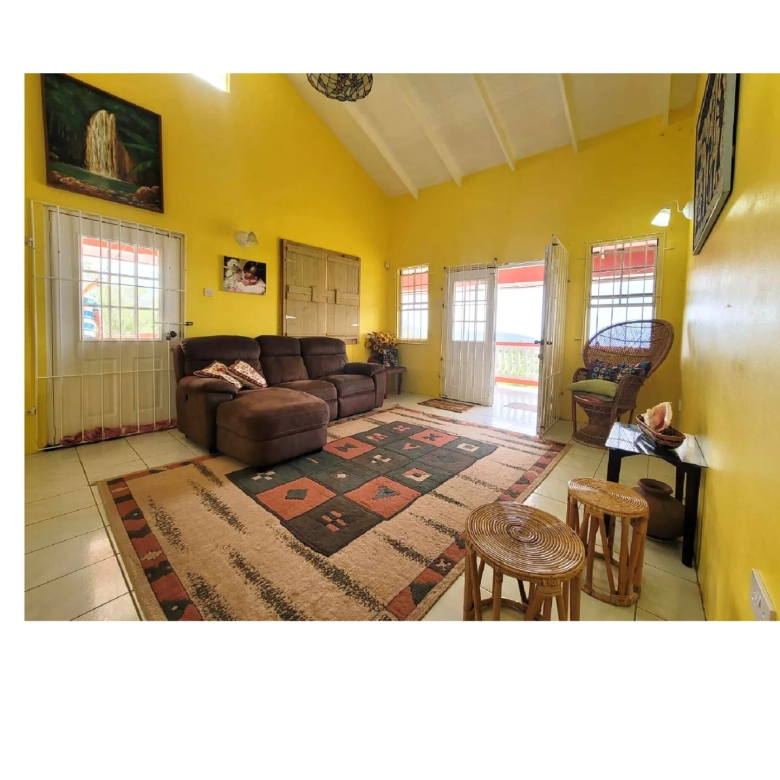 Anse La Raye Seaview Villa with Guest Apartment