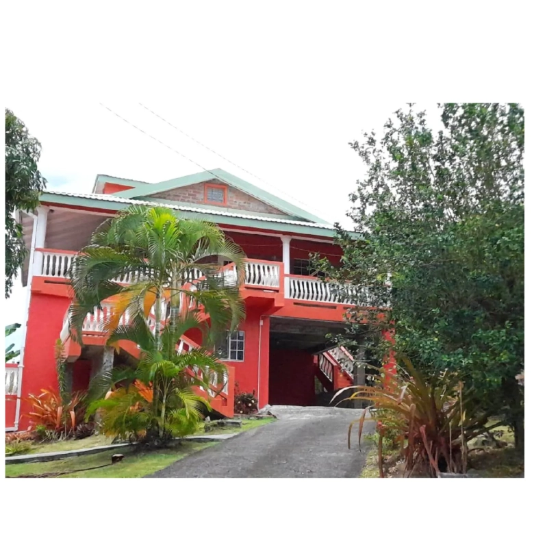 Anse La Raye Seaview Villa with Guest Apartment