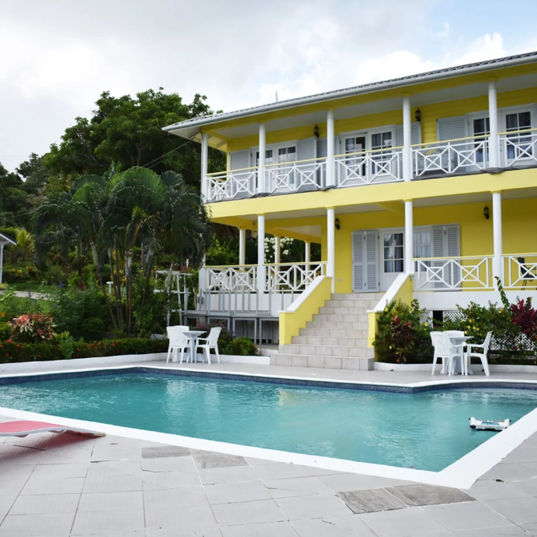 st lucia real estate hellaconia house front