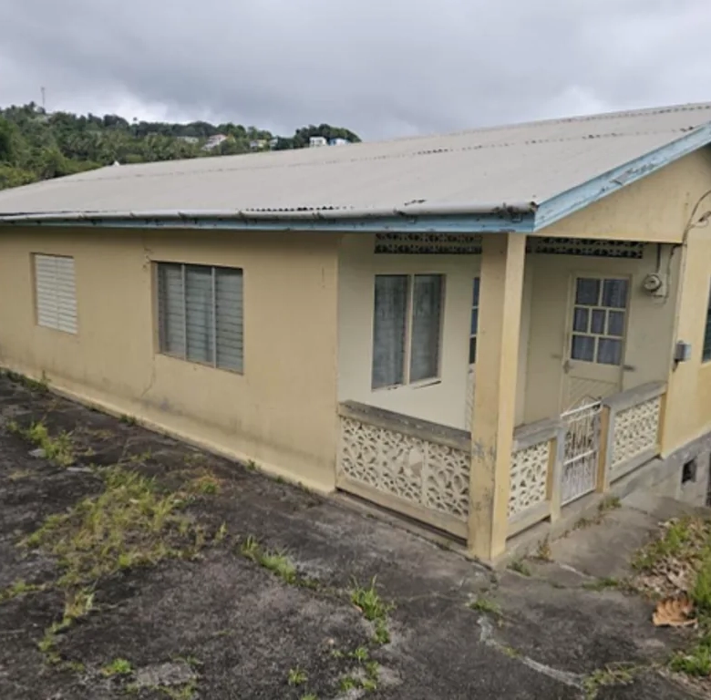 Fixer Upper House for Sale in Choiseul St Lucia | Large Lot & Piton Views