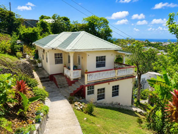 House for Sale in Micoud Village, St. Lucia – Spacious 5 Bedroom Income Property with Scenic Views