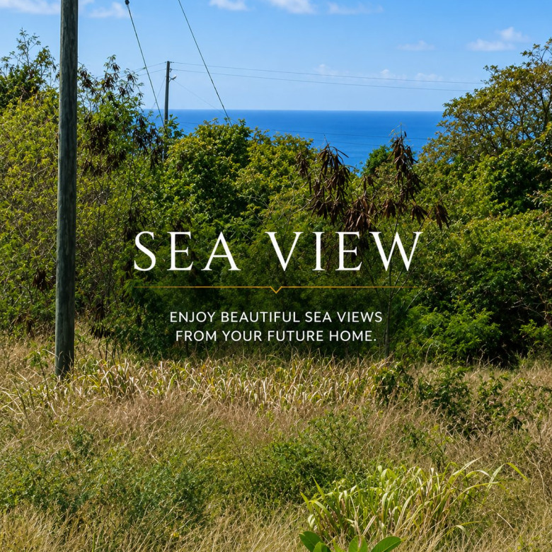 Sea View Land for Sale in La Fargue Choiseul Saint Lucia | 5,288 Sq Ft