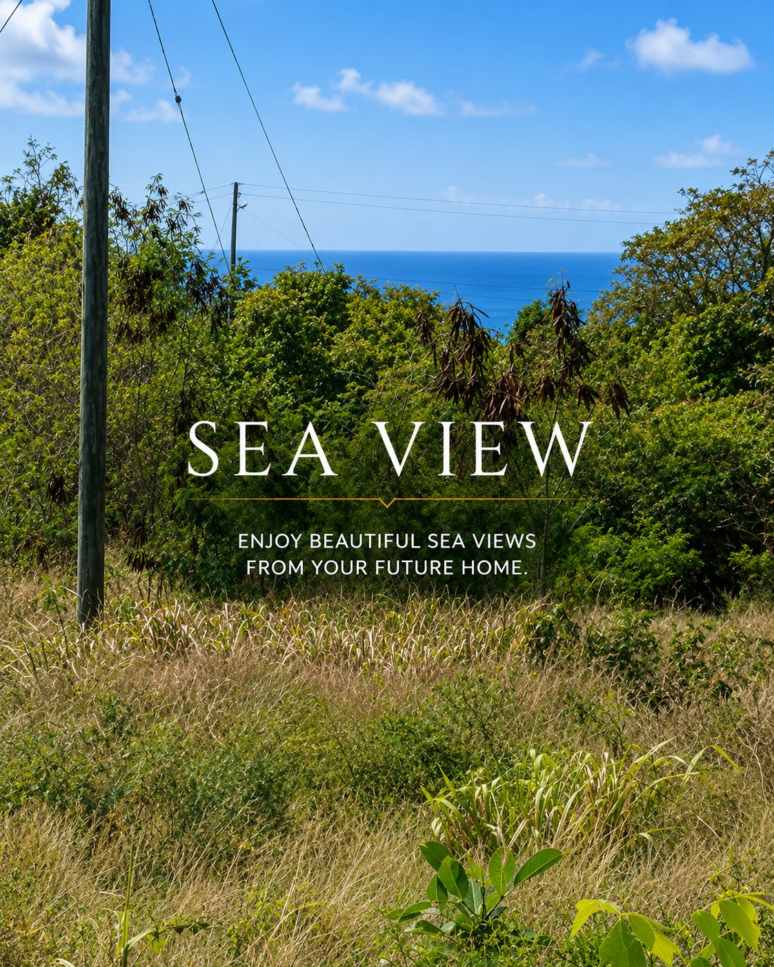 Sea View Land for Sale in La Fargue Choiseul | 5,288 Sq Ft
