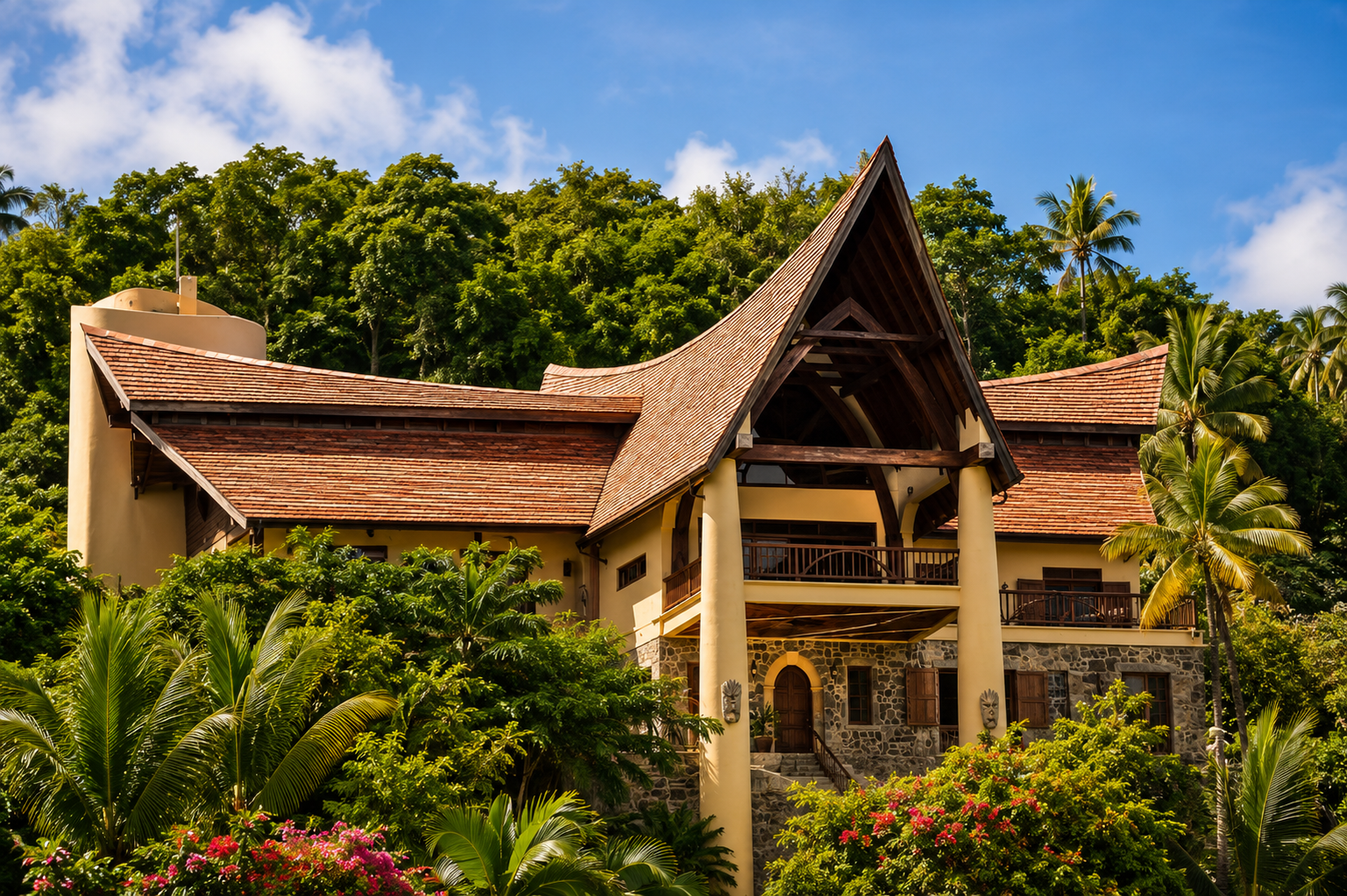 Luxury Villa for Sale in Marigot Bay, St Lucia | The Tea House