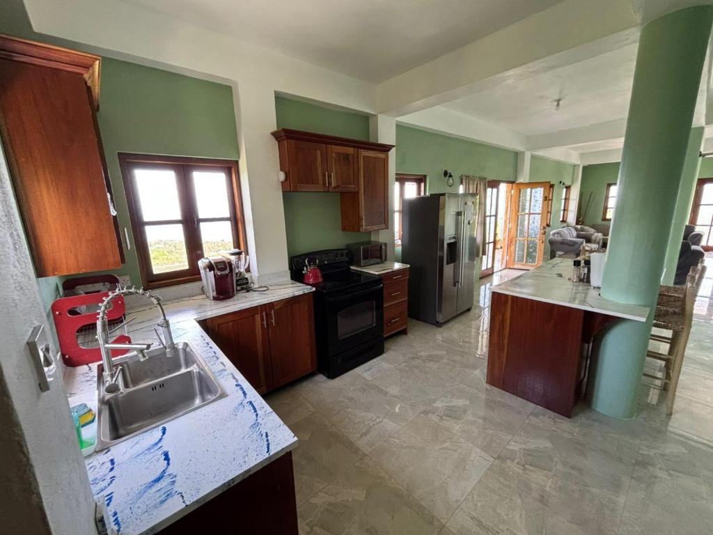 Villa For Sale In Choiseul with Caribbean Sea and Piton Views