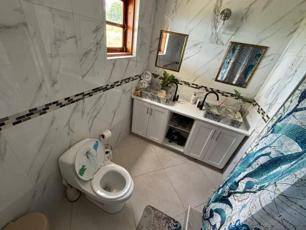 Villa For Sale In Choiseul with Caribbean Sea and Piton Views