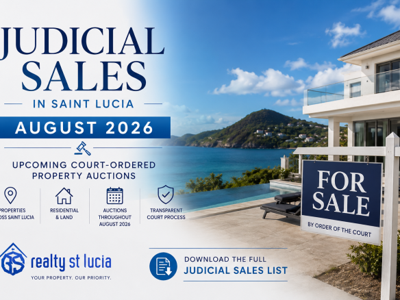 Judicial Sales in Saint Lucia – August 2026