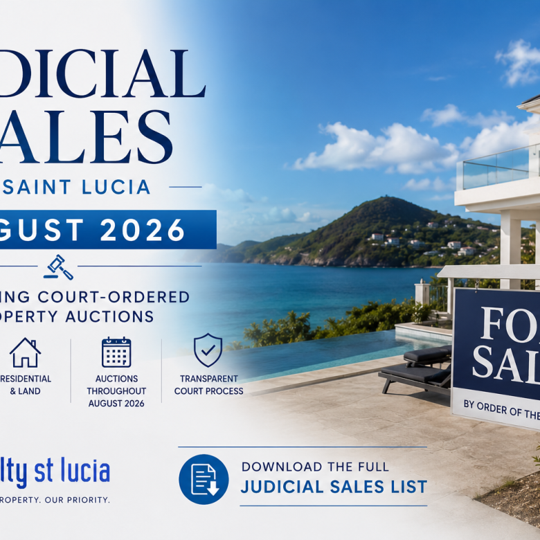 Judicial Sales in Saint Lucia – August 2026