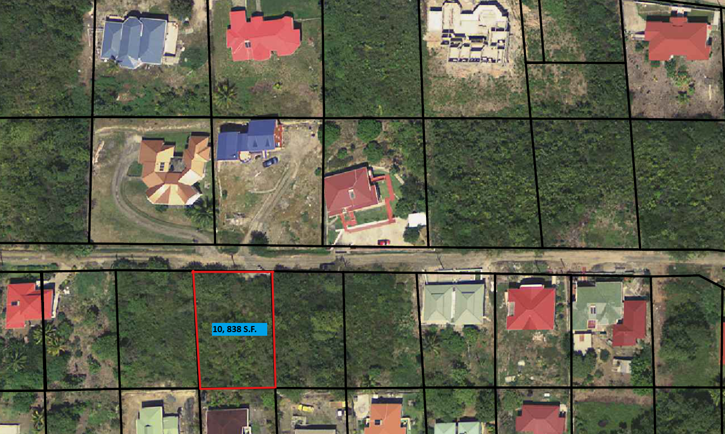 10 838 sq ft land for sale in Dennery land for sale in bois jolie dennery