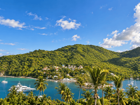 26280 sq. ft. land for sale in Marigot Bay, St. Lucia