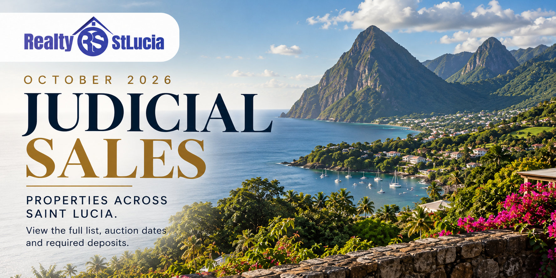Judicial Sales in Saint Lucia — October 2026 page header image